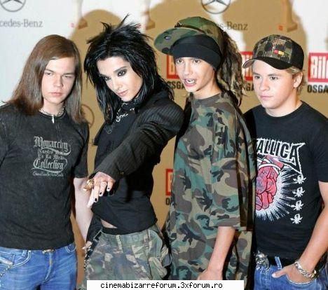 tokio hotel buna!ma numesc alexandra sunt noua aici!sunt super fana tokio hotel & cinema bizare!